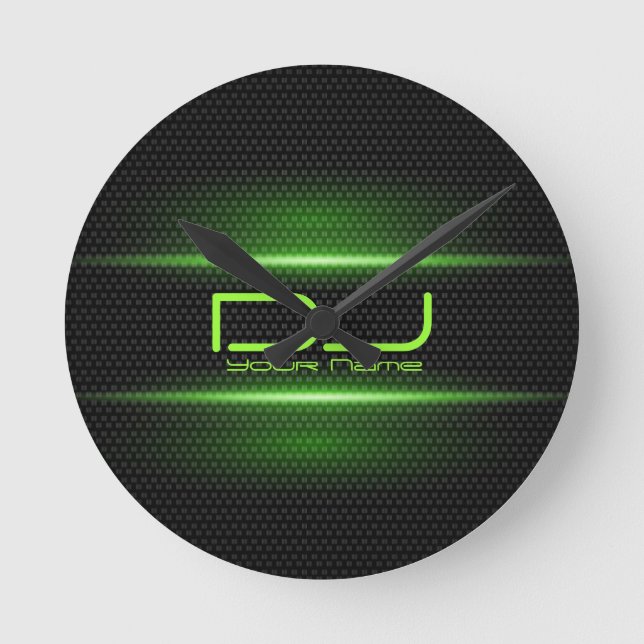 Elegant DJ Wall Clock (Front)