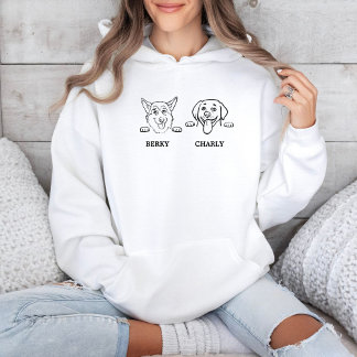 Elegant  Dog Breed Custom name  Hoodie