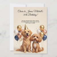 Elegant Dog Lover Birthday Party