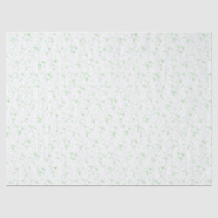 Elegant Dollar Bill Green Filigree Minimal Ditsy Tissue Paper