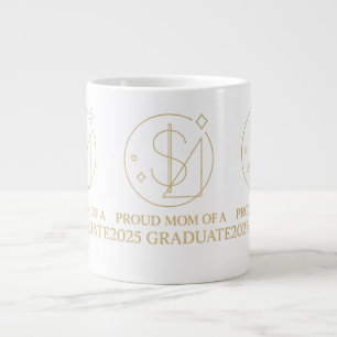 Elegant Dollar Pride – Class of 2025 Mum Badge Large Coffee Mug
