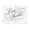 Elegant Dot Silver Thank You