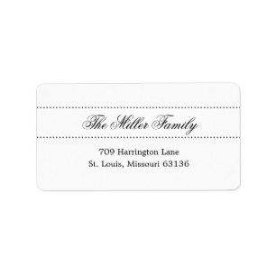 Elegant Dots Address Labels