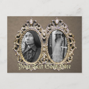 Elegant Double Frame Postcard