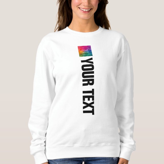 Elegant Double Sided Print Template Womens Modern Sweatshirt (Front)