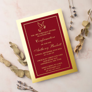 Elegant Dove Holy Communion Or Confirmation Real