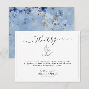 Elegant Dove Sympathy Thank You Card