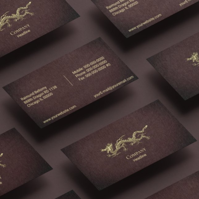 Elegant Dragon Business Card (Creator Uploaded)