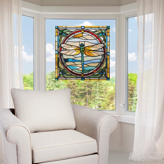 Elegant Dragonfly Faux Stained Glass (Creator Uploaded)