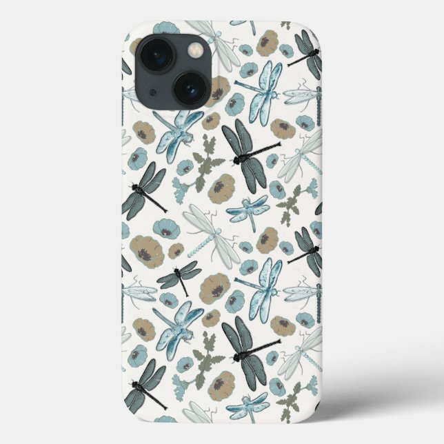 Elegant Dragonfly Pattern Case-Mate iPhone Case (Back)