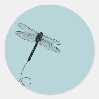 Elegant Dragonfly Sticker