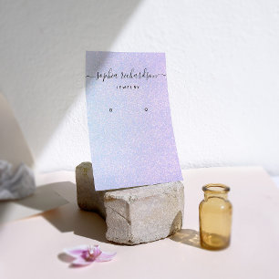 Elegant Dreamy Pastel   Glam Earring Display Card