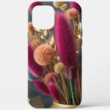 Elegant Dried Bunny Tail & Pom-Pom Floral Botanica