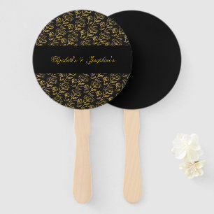 Elegant Dual Birthday Soiree Hand Fan
