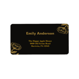 Elegant Dual Birthday Soiree Label
