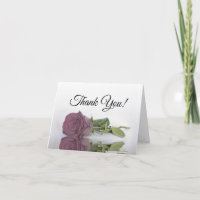 Elegant Dusty Mauve Pink Rose Wedding Photo Inside