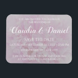 Elegant dusty pink peony floral wedding invitation magnet<br><div class="desc">Elegant dusty pink peony floral invitation,  ideal for a romantic wedding. You can edit text,  colour or background.</div>