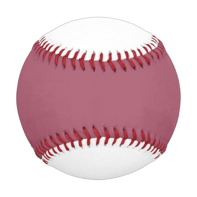 Elegant dusty rose Throw Pillow Baseball (Front)