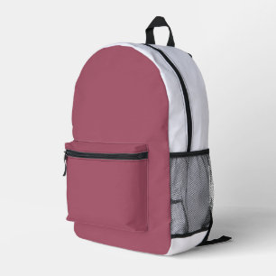 Elegant dusty rose Throw Pillow Printed Backpack