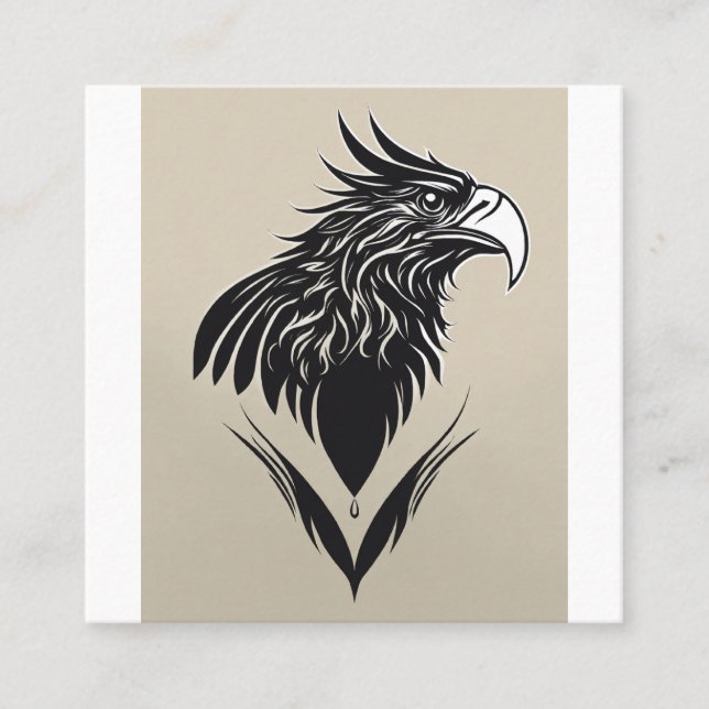 Elegant Eagle Logo Business Card | Modern Professi (Front)