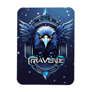 Elegant Eagle Logo Save the Date Card Modern Min Magnet