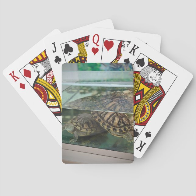 Elegant Earth-Tone Playing Cards (Back)