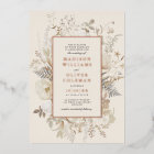 Elegant Earthy Floral Chic Cream Wedding REAL