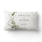 Elegant Earthy Greenery Personalised Names Date Na