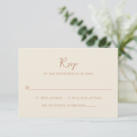 Elegant Earthy Neutrals Modern Wedding