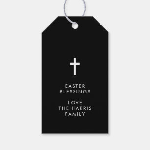 Elegant Easter Cross Gift Tags