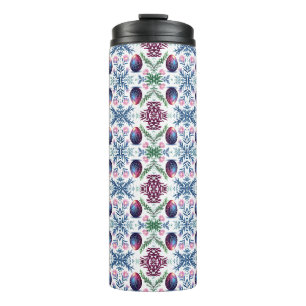 Elegant Easter Egg Botanical Art Thermal Tumbler
