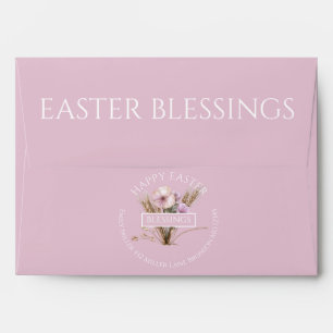 Elegant Easter Floral Design Envelope