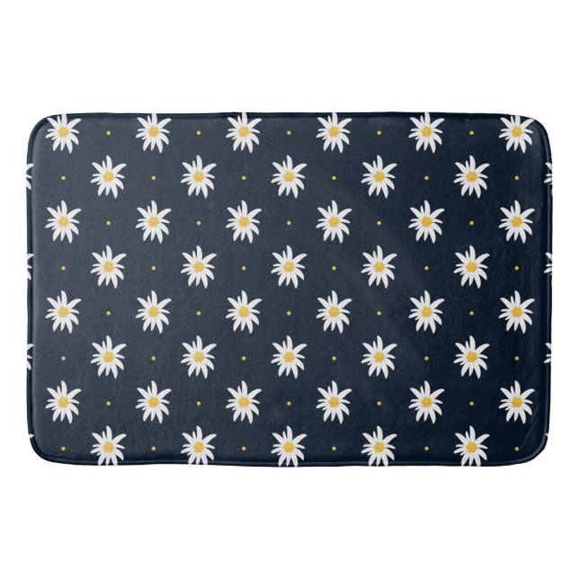Elegant Edelweiss Bath Mat (Front)