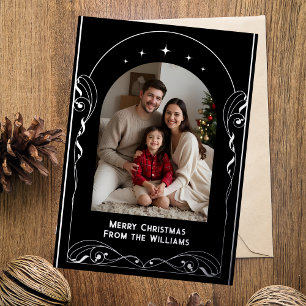 Elegant Editable Christmas Card Template Holiday