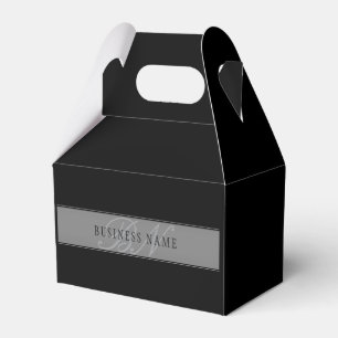 Elegant Editable Script Business Name/other Text Favour Box