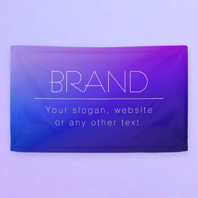 Elegant Editable Text & Modern Fading Purple Colou Banner (Creator Uploaded)