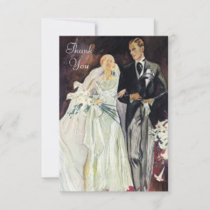 Elegant Edwardian Thank You Card
