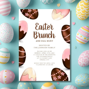Elegant Egg Hunt And Easter Brunch Invitation