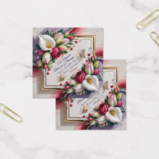 Elegant Eid Al Adha Greeting Card with White Calla