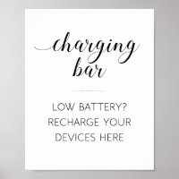 Elegant Electronics Charging Wedding Sign