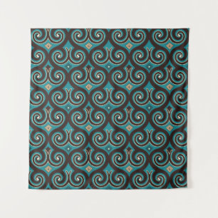 Elegant element, arabesque seamless background orn tapestry