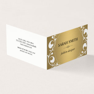 Elegant Element / Golden Luxe Business Card