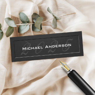 Elegant Embossed Look Senior Class Graduation Calling Card