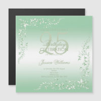 Elegant Emerald Decoration 25th Birthday