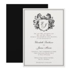 Elegant Equestrian Horse Monogram Crest Wedding