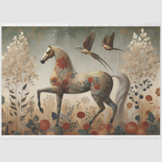 Elegant Equine, Horse, Decoupage Tissue Paper