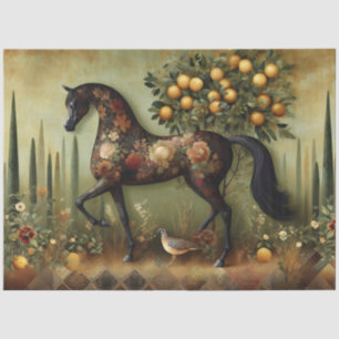 Elegant Equine, Horse, Decoupage Tissue Paper