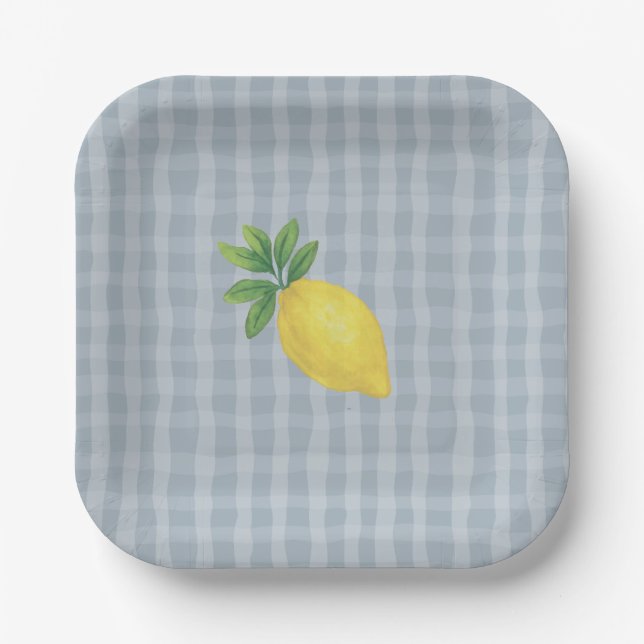 Elegant Esrog  Paper Plate (Front)