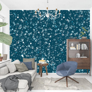 Elegant Ethereal Serene Turquoise Wallpaper