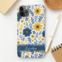 Elegant Ethnic Mediterranean Floral Art Pattern
